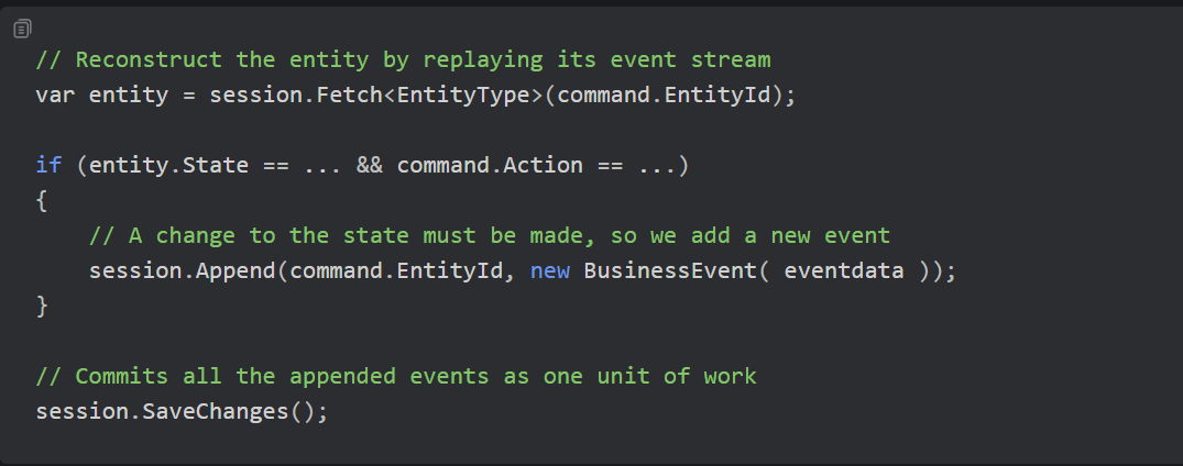 Image code event sourcing Hannes