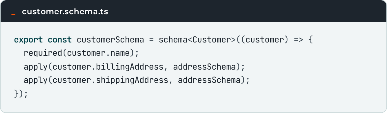04 customer schema