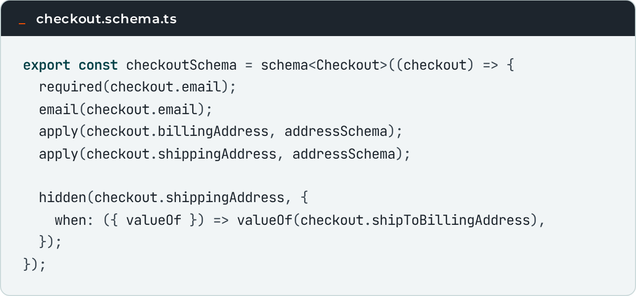 06 checkout schema hidden